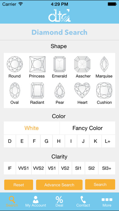 Emulate iPhone app Day Trade Diamonds using MyAndroid