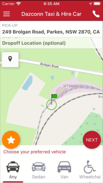 Emulate iPhone app Dazconn Taxi And Hire Car using MyAndroid Emulate iPhone app Dazconn Taxi And Hire Car using MyAndroid