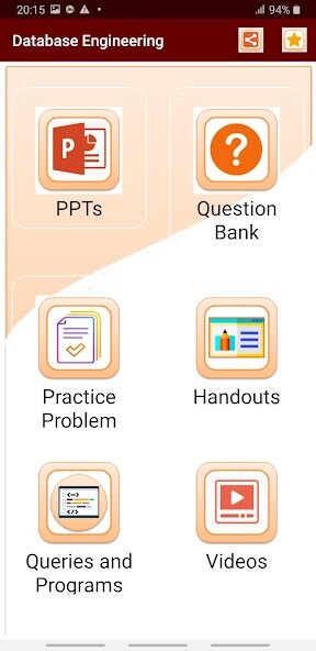 Emulate DBE App for Database Engg. from MyAndroid or run DBE App for Database Engg. using MyAndroid