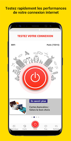 Run android online APK DébiTest : testeur de connexions internet from MyAndroid or emulate DébiTest : testeur de connexions internet using MyAndroid
