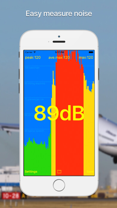 Emulate iPhone app dB meter - noise measure using MyAndroid Emulate iPhone app dB meter - noise measure using MyAndroid