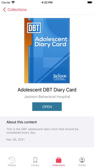 Emulate iPhone app DBT for Adolescents using MyAndroid Emulate iPhone app DBT for Adolescents using MyAndroid