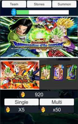 Emulate Android APK DBZ Dokkan Battle Summoning Simulator