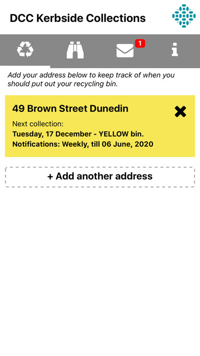 Emulate iPhone app DCC Kerbside Collections using MyAndroid