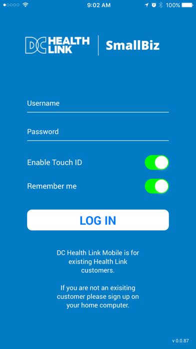 Emulate iPhone app DC Health Link SmallBiz using MyAndroid Emulate iPhone app DC Health Link SmallBiz using MyAndroid