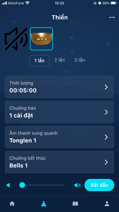 Emulate iPhone app DCI Meditation using MyAndroid