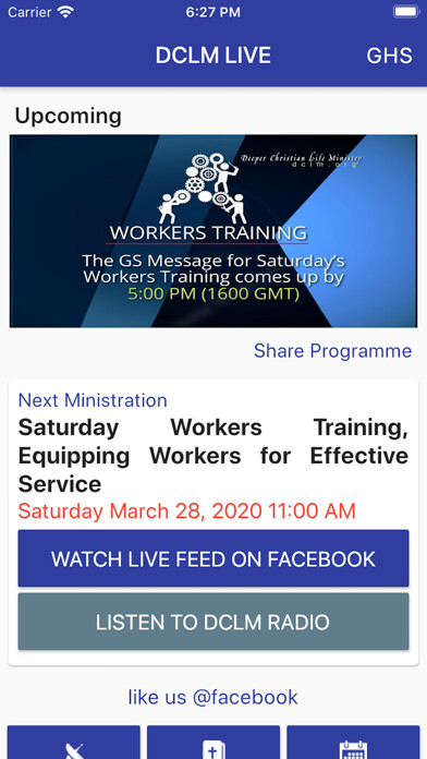 Emulate iPhone app DCLM LIVE & GHS using MyAndroid Emulate iPhone app DCLM LIVE & GHS using MyAndroid