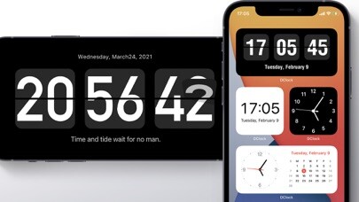Emulate iPhone app DClock - Digital Flip Clock using MyAndroid Emulate iPhone app DClock - Digital Flip Clock using MyAndroid
