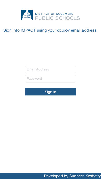 Emulate iPhone app DCPS IMPACT using MyAndroid