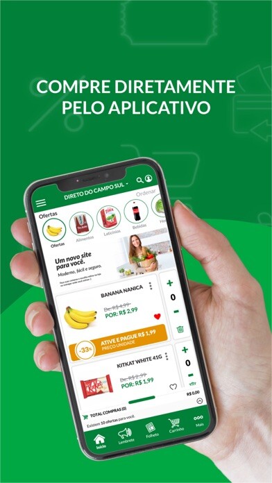 Emulate iPhone app DCS Supermercado using MyAndroid