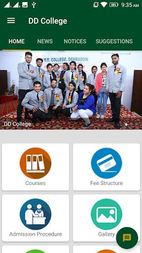 Run android online APK DD College Dehradun from MyAndroid or emulate DD College Dehradun using MyAndroid