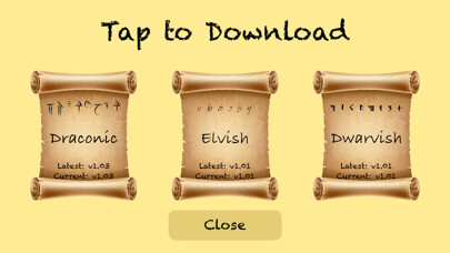 Emulate iPhone app D&D Languages using MyAndroid