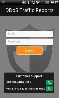 Emulate Android APK DDoS Traffic Reports