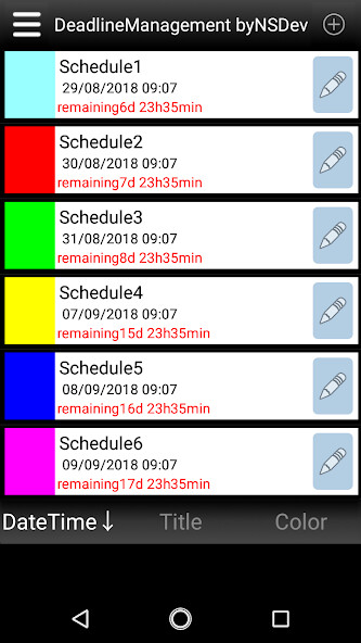Emulate Android APK DeadlineManagement byNSDev Emulate Android APK DeadlineManagement byNSDev