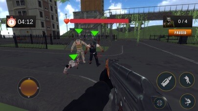 Emulate iPhone app Dead Zombie Fps Shooting Game using MyAndroid