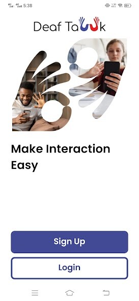 Emulate iPhone app Deaftawk using MyAndroid