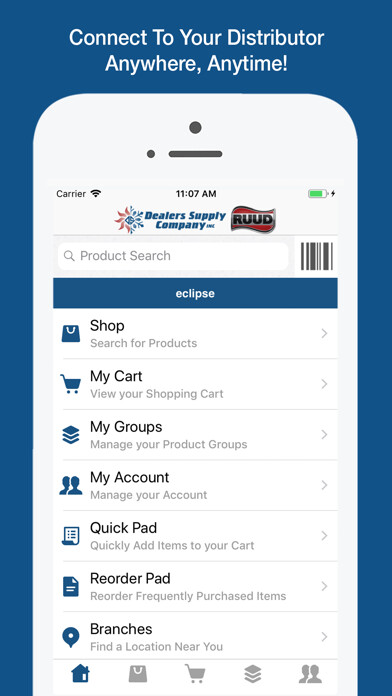 Emulate iPhone app Dealers Supply Company using MyAndroid Emulate iPhone app Dealers Supply Company using MyAndroid