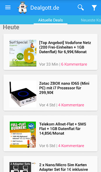 Run android online APK Dealgott - Schnppchen App from MyAndroid or emulate Dealgott - Schnppchen App using MyAndroid