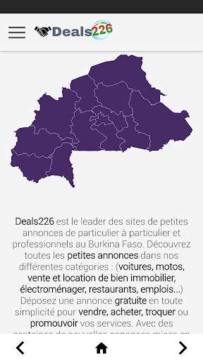 Run android online APK Deals226 - petites annonces au Burkina Faso from MyAndroid or emulate Deals226 - petites annonces au Burkina Faso using MyAndroid