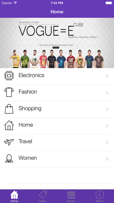 Emulate iPhone app Deals App - Online Shopping India, Daily Deals, Offers And Coupons using MyAndroid