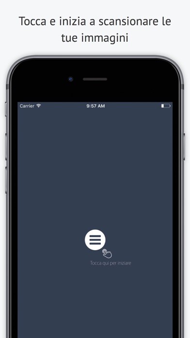 Emulate iPhone app DeAmicisOCR - Scan documents to editable text using MyAndroid