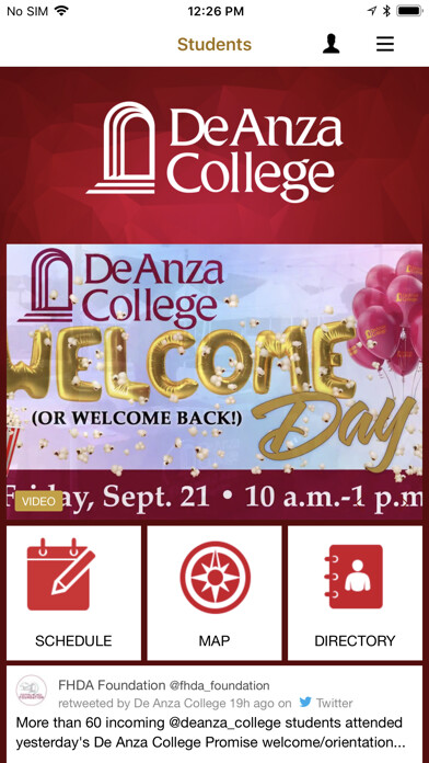 Emulate iPhone app De Anza College using MyAndroid Emulate iPhone app De Anza College using MyAndroid