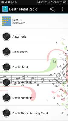 Emulate Android APK Death Metal Radio