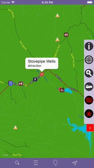 Emulate iPhone app Death Valley National Park GPS using MyAndroid Emulate iPhone app Death Valley National Park GPS using MyAndroid