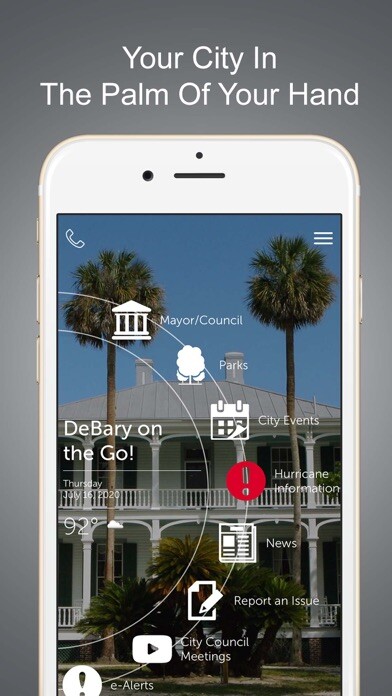 Emulate iPhone app DeBary on the Go! using MyAndroid Emulate iPhone app DeBary on the Go! using MyAndroid