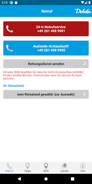 Run android online APK Debeka Auslands-SOS from MyAndroid or emulate Debeka Auslands-SOS using MyAndroid Run android online APK Debeka Auslands-SOS from MyAndroid or emulate Debeka Auslands-SOS using MyAndroid