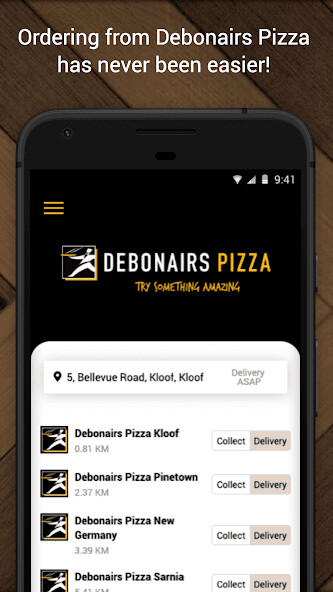 Run android online APK Debonairs Pizza from MyAndroid or emulate Debonairs Pizza using MyAndroid