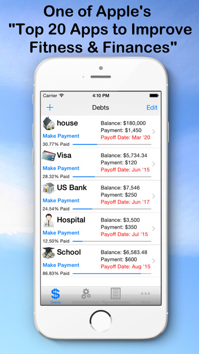 Emulate iPhone app Debt Snowball Pro - Pay Debt using MyAndroid Emulate iPhone app Debt Snowball Pro - Pay Debt using MyAndroid