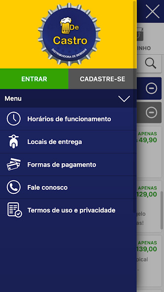 Run android online APK De Castro Bebidas from MyAndroid or emulate De Castro Bebidas using MyAndroid