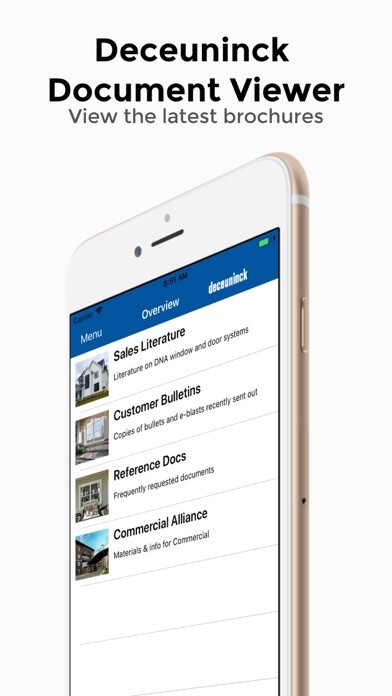 Emulate iPhone app Deceuninck Document Viewer using MyAndroid Emulate iPhone app Deceuninck Document Viewer using MyAndroid