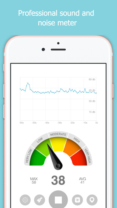Emulate iPhone app Decibel 2017 - Real-time Noise & dB Meter using MyAndroid Emulate iPhone app Decibel 2017 - Real-time Noise & dB Meter using MyAndroid
