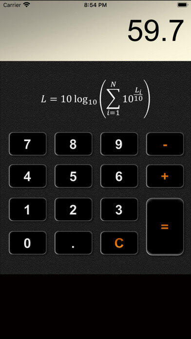 Emulate iPhone app Decibel calculator using MyAndroid