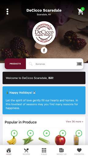 Run android online APK Decicco Family Markets from MyAndroid or emulate Decicco Family Markets using MyAndroid