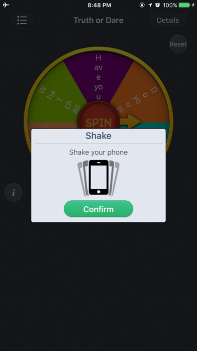 Emulate iPhone app Decide - Make Your Decision using MyAndroid