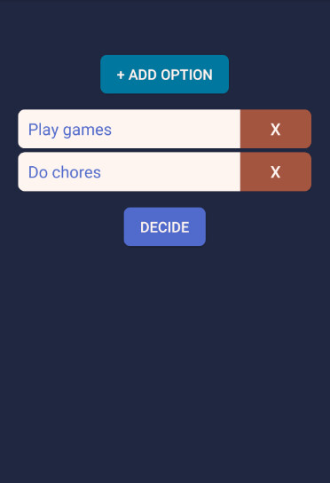 Run android online APK Decider: Random Choice Assistant from MyAndroid or emulate Decider: Random Choice Assistant using MyAndroid