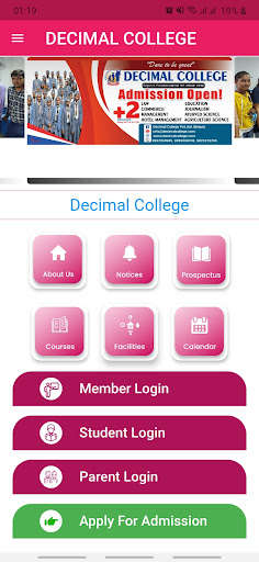 Run android online APK Decimal College from MyAndroid or emulate Decimal College using MyAndroid Run android online APK Decimal College from MyAndroid or emulate Decimal College using MyAndroid