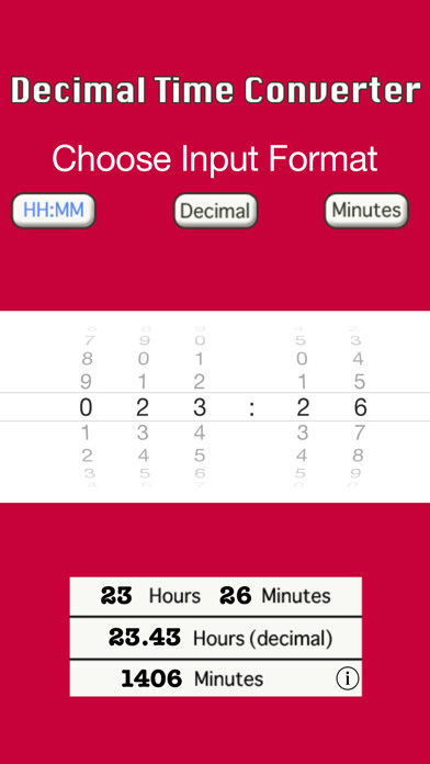 Emulate iPhone app Decimal Time Converter using MyAndroid Emulate iPhone app Decimal Time Converter using MyAndroid
