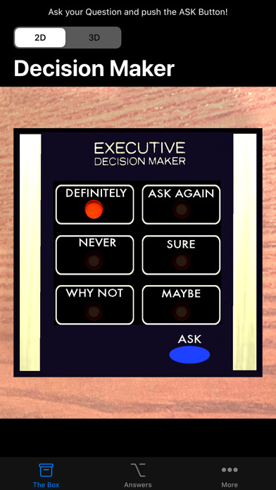 Emulate iPhone app Decision Maker Box using MyAndroid Emulate iPhone app Decision Maker Box using MyAndroid
