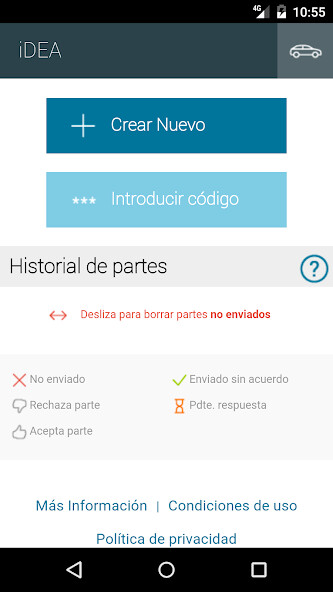 Run android online APK Declaración iDEA from MyAndroid or emulate Declaración iDEA using MyAndroid