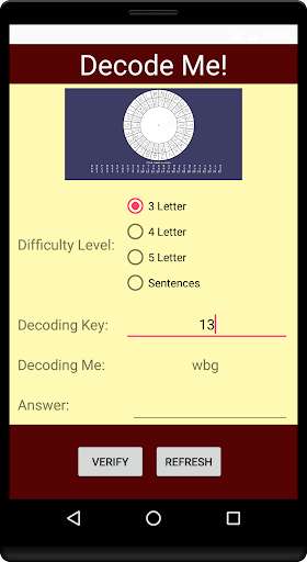 Run android online APK Decode Me from MyAndroid or emulate Decode Me using MyAndroid Run android online APK Decode Me from MyAndroid or emulate Decode Me using MyAndroid