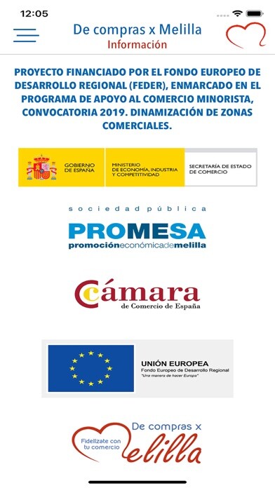 Emulate iPhone app De compras por Melilla using MyAndroid Emulate iPhone app De compras por Melilla using MyAndroid