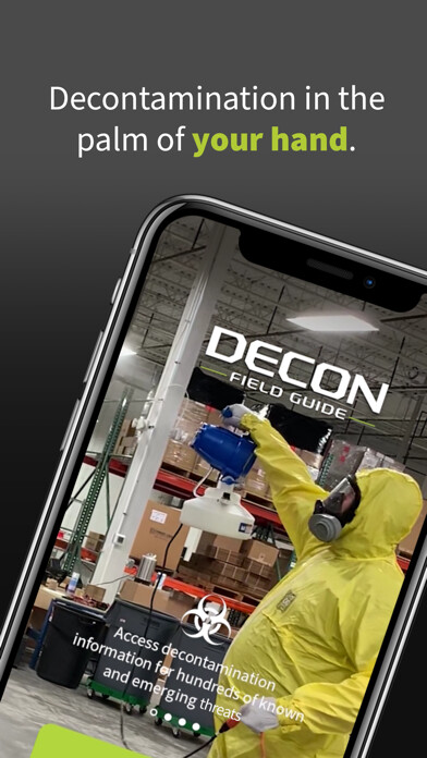 Emulate iPhone app Decon Field Guide using MyAndroid