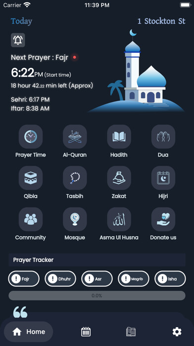 Emulate iPhone app Deen - Islamic App using MyAndroid Emulate iPhone app Deen - Islamic App using MyAndroid