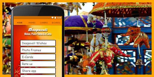 Run android online APK Deepavali Wishes Cards from MyAndroid or emulate Deepavali Wishes Cards using MyAndroid