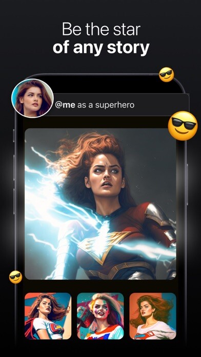 Emulate iPhone app DeepFace - AI+ Generated Art using MyAndroid