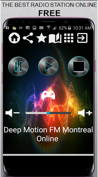 Run android online APK Deep Motion FM Montreal Online CA App Radio Free L from MyAndroid or emulate Deep Motion FM Montreal Online CA App Radio Free L using MyAndroid
